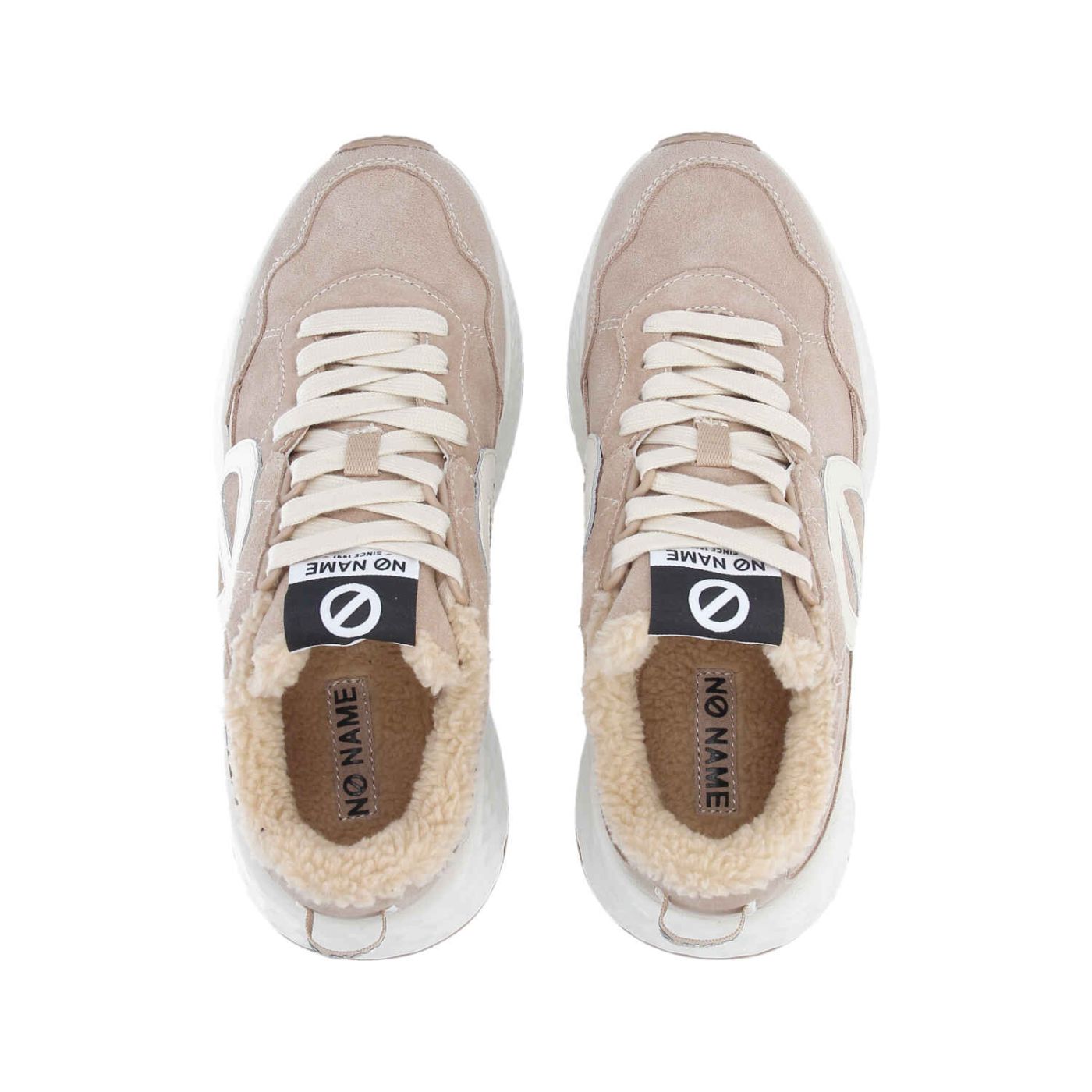 CARTER JOGGER W  -  SUEDE/COCOON  - NUDE/BIANCO SPORCO